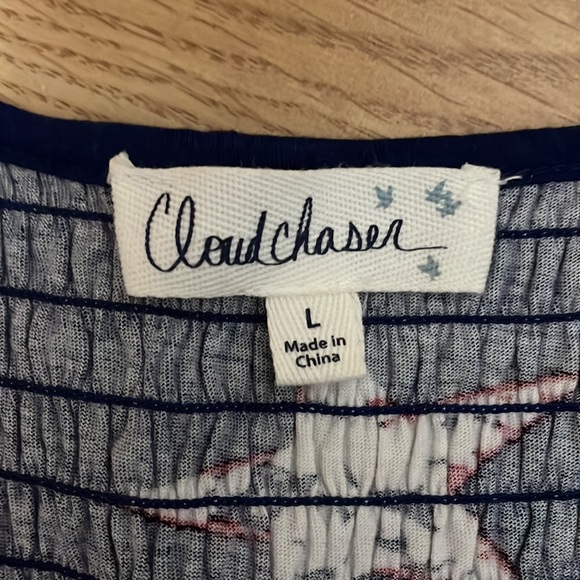 Red/White/Blue Star Patterned Tank Top - Picture 2 of 2